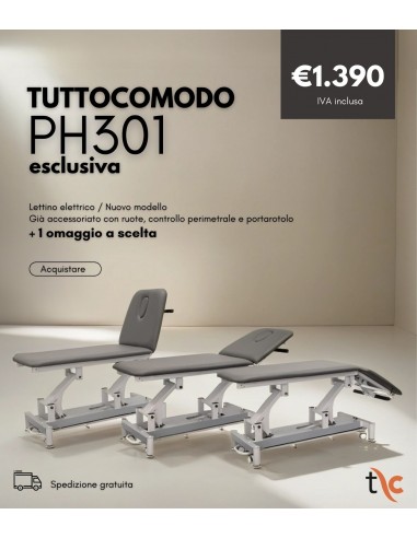 Lettino elettrico Tuttocomodo PH301