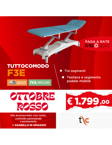 Lettino elettrico Tuttocomodo F3E